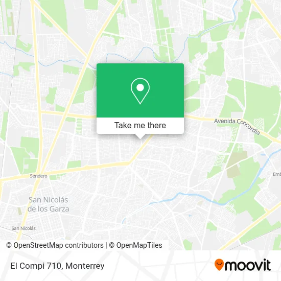 El Compi 710 map