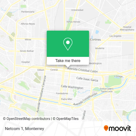 Netcom  1 map