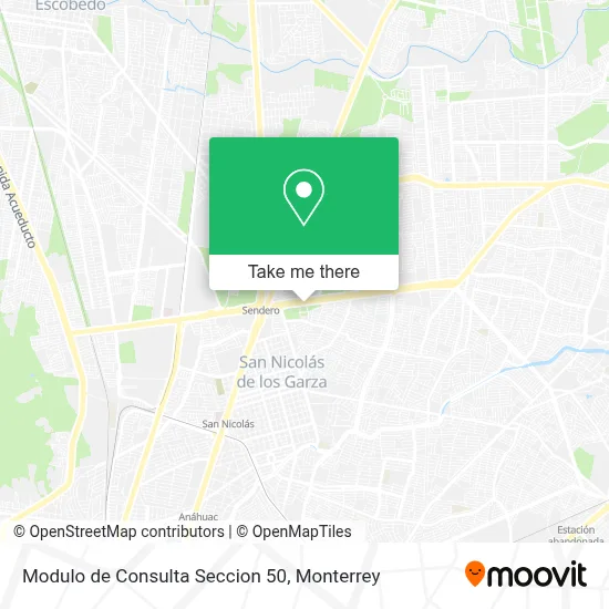 Modulo de Consulta Seccion 50 map