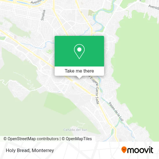 Holy Bread map