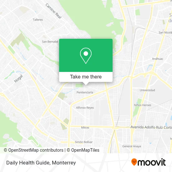 Daily Health Guide map