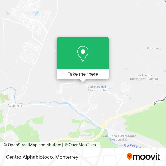 Centro Alphabiotoco map