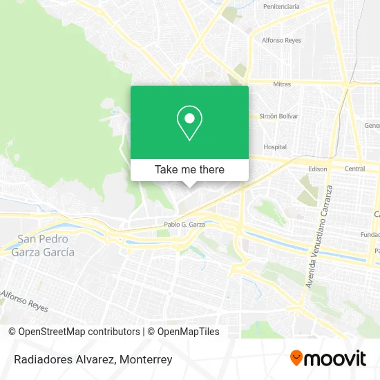 Radiadores Alvarez map