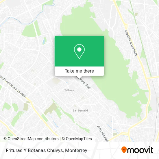 Frituras Y Botanas Chuvys map