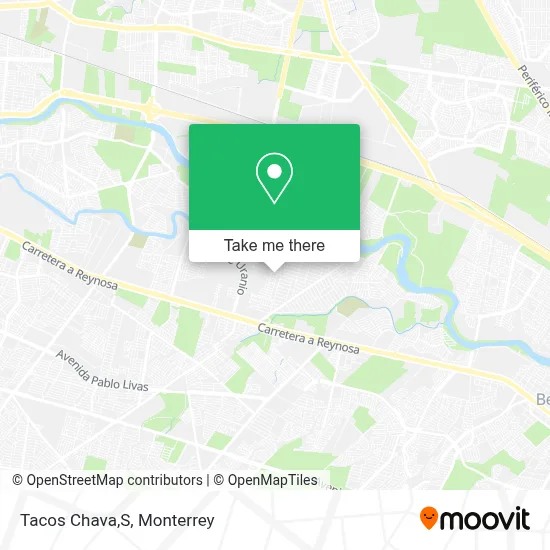 Tacos Chava,S map