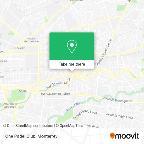 One Padel Club map