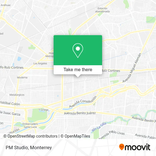 PM Studio map