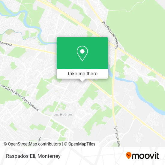 Raspados Eli map