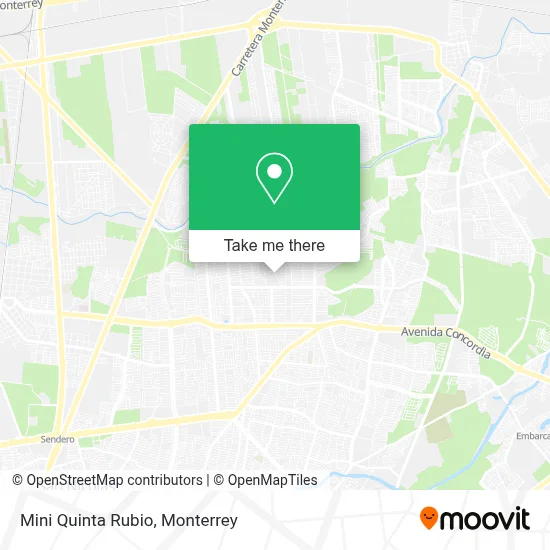 Mini Quinta Rubio map