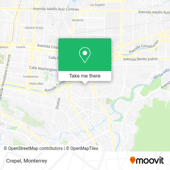 Crepel map