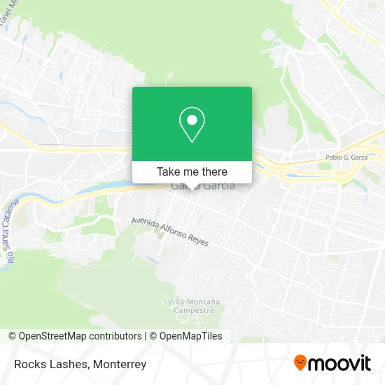 Rocks Lashes map