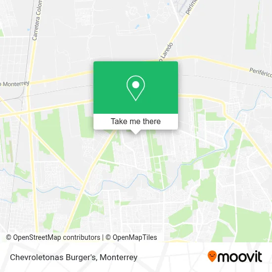 Chevroletonas Burger's map