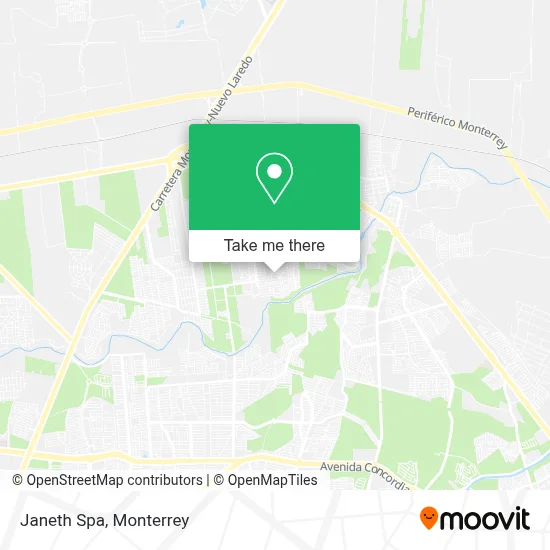Janeth Spa map
