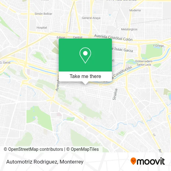 Automotriz Rodriguez map