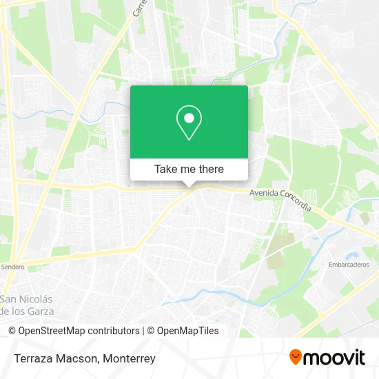 Terraza Macson map
