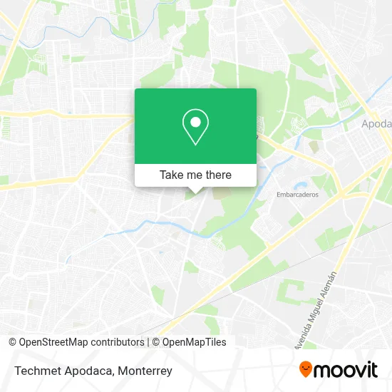 Techmet Apodaca map
