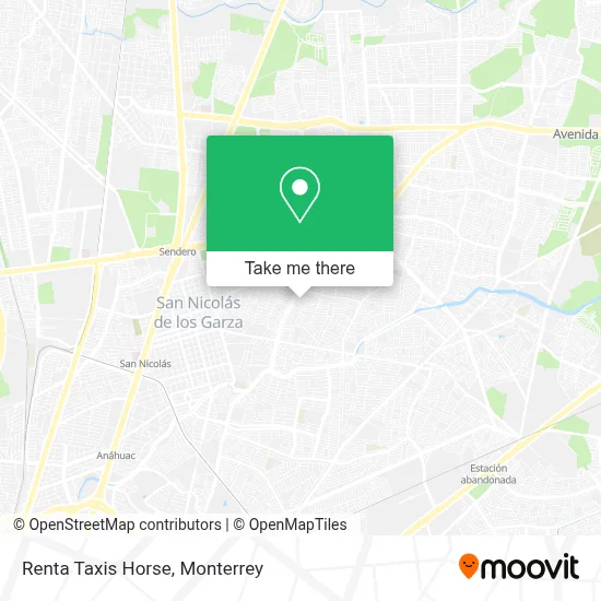 Renta Taxis Horse map