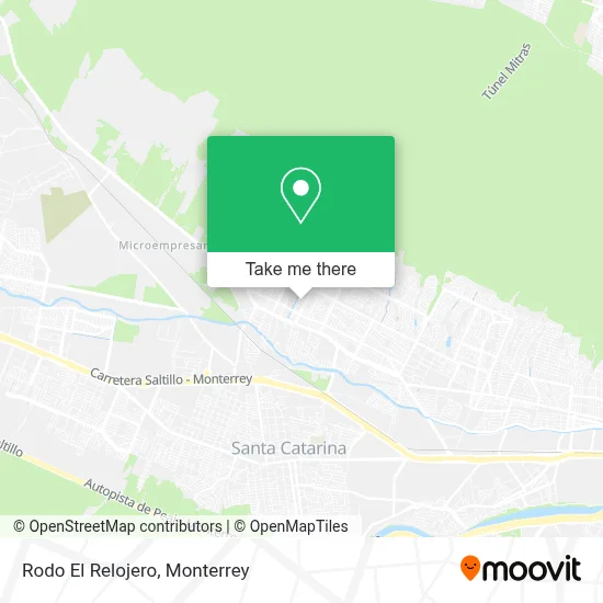 Rodo El Relojero map