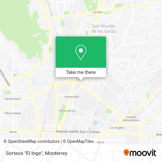 Sorteos "El Inge" map