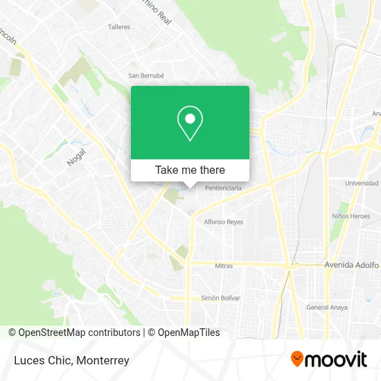 Luces Chic map