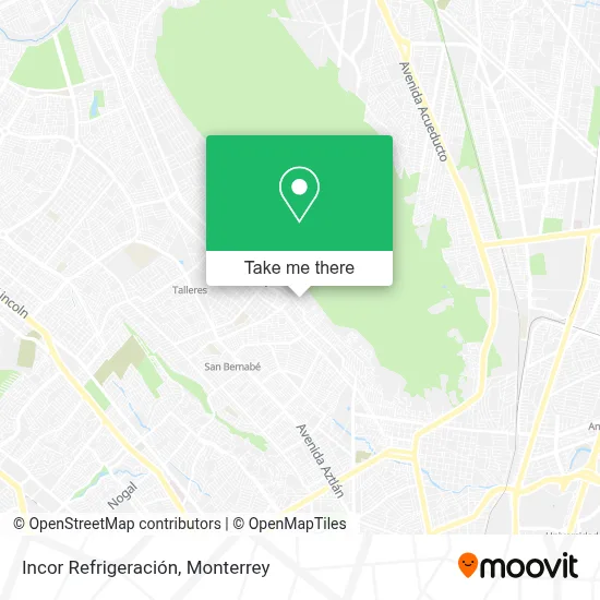 Incor Refrigeración map