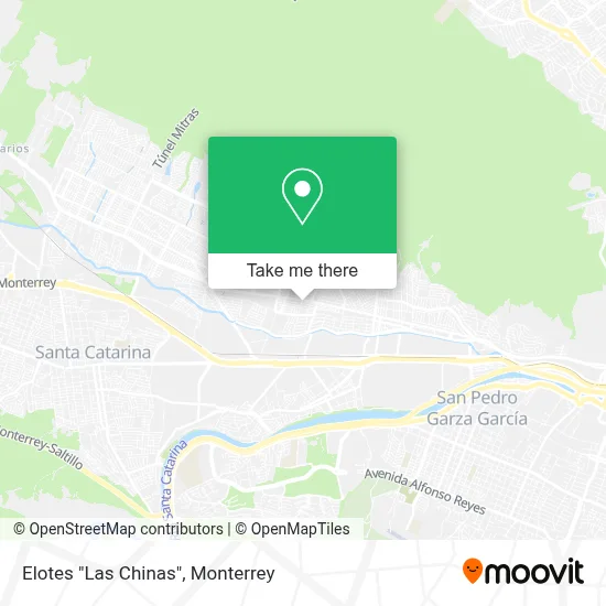 Elotes "Las Chinas" map