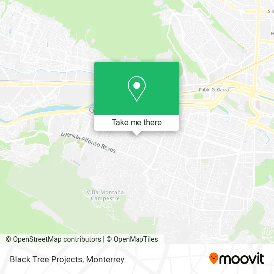 Black Tree Projects map