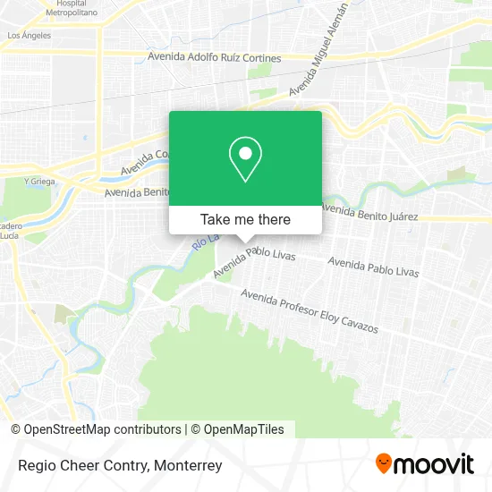 Regio Cheer Contry map