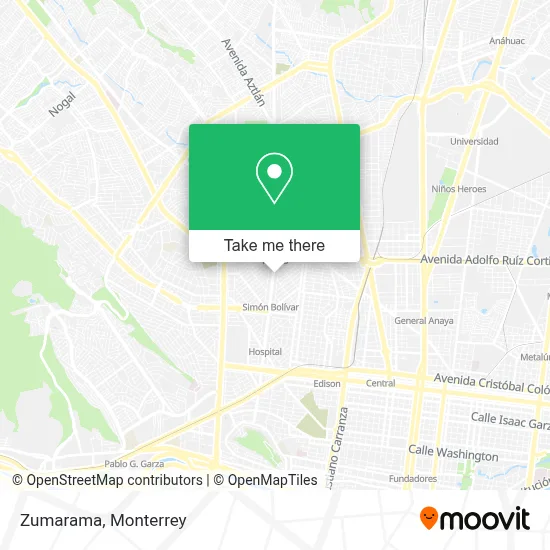 Zumarama map