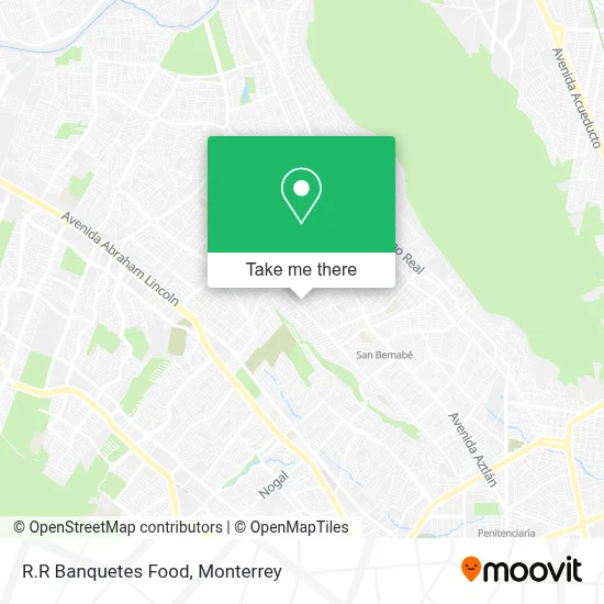 R.R Banquetes Food map