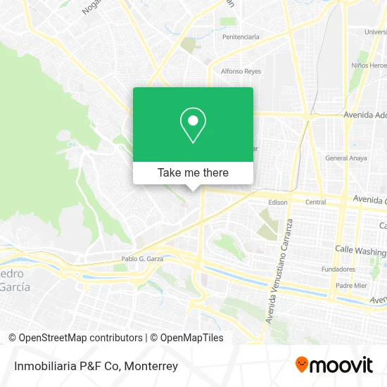Inmobiliaria P&F Co map