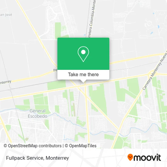 Fullpack Service map