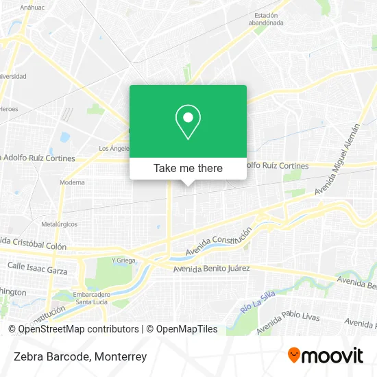 Zebra Barcode map