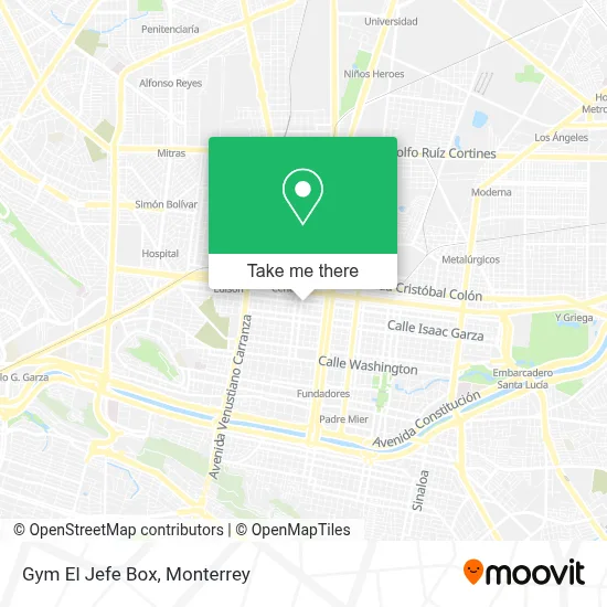 Gym El Jefe Box map