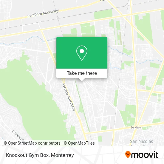 Knockout Gym Box map