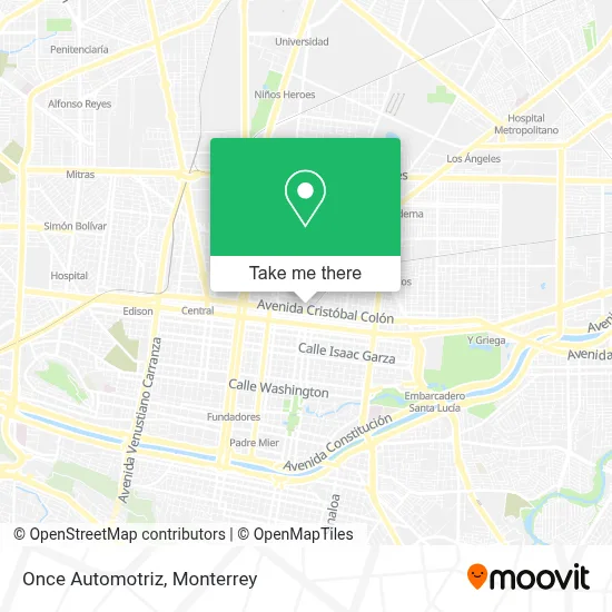 Once Automotriz map