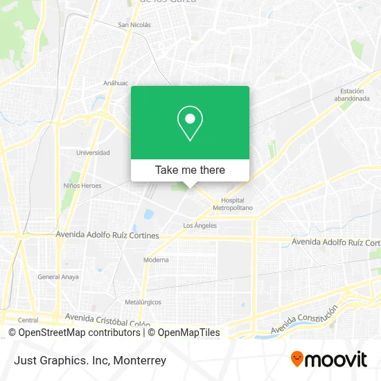 Just Graphics. Inc map