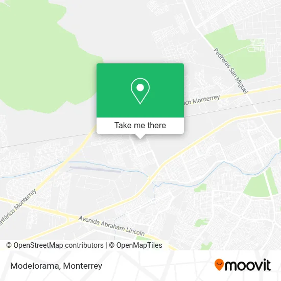 Modelorama map