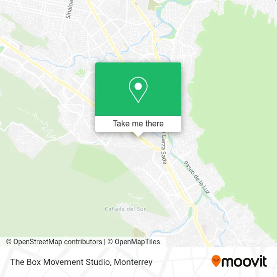 The Box Movement Studio map