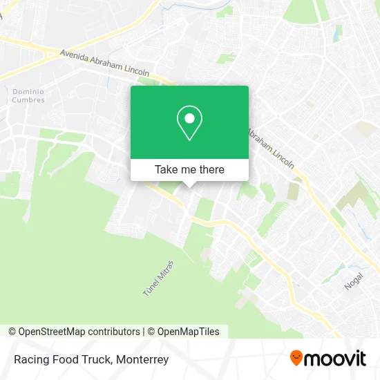 Racing Food Truck map