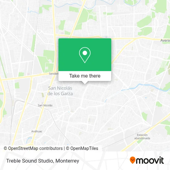 Treble Sound Studio map