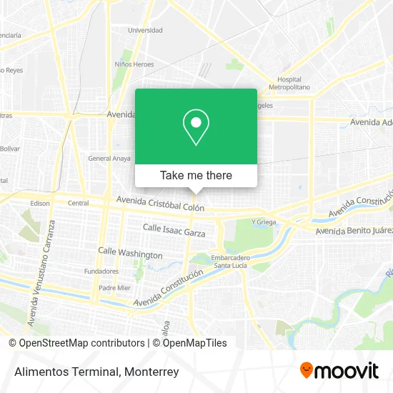 Alimentos Terminal map