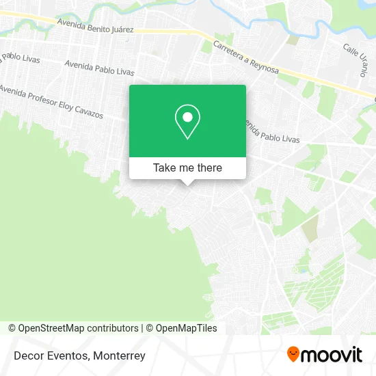 Decor Eventos map