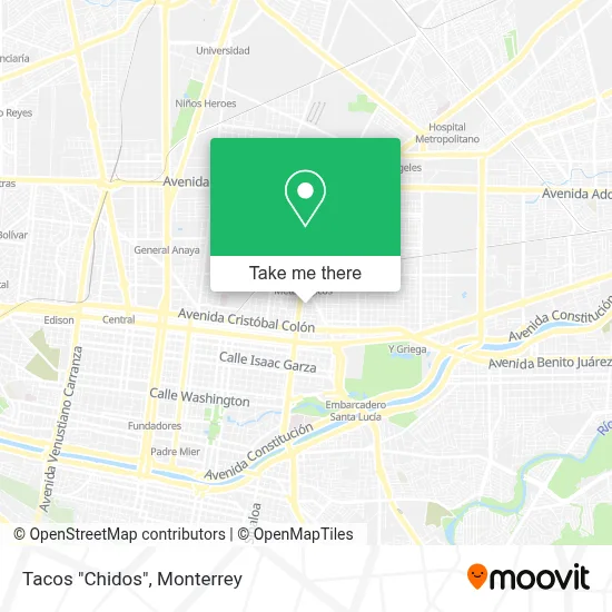 Tacos "Chidos" map
