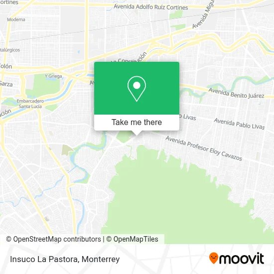 Insuco La Pastora map
