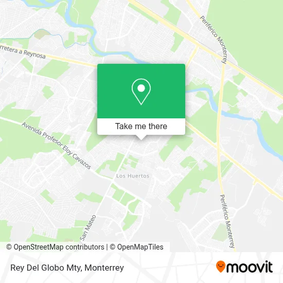 Rey Del Globo Mty map
