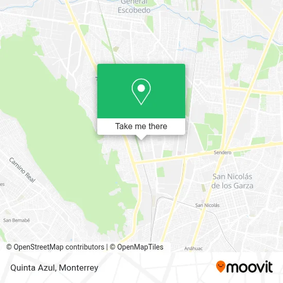 Quinta Azul map