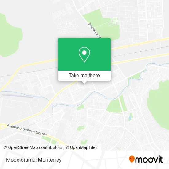 Modelorama map