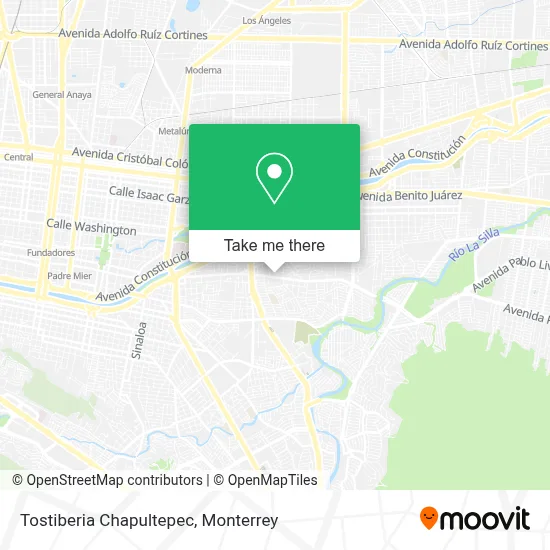 Tostiberia Chapultepec map