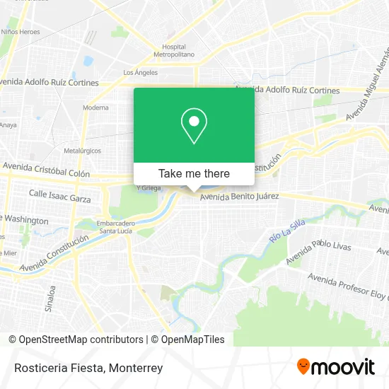 Rosticeria Fiesta map